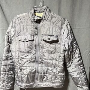 American Rag Silver Bomber Jacket